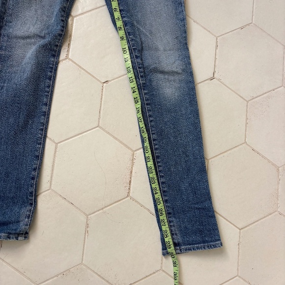 AG Adriano Goldschmied The Stilt Cigarette Leg Jean medium/light wash Size 25 - Picture 8 of 11